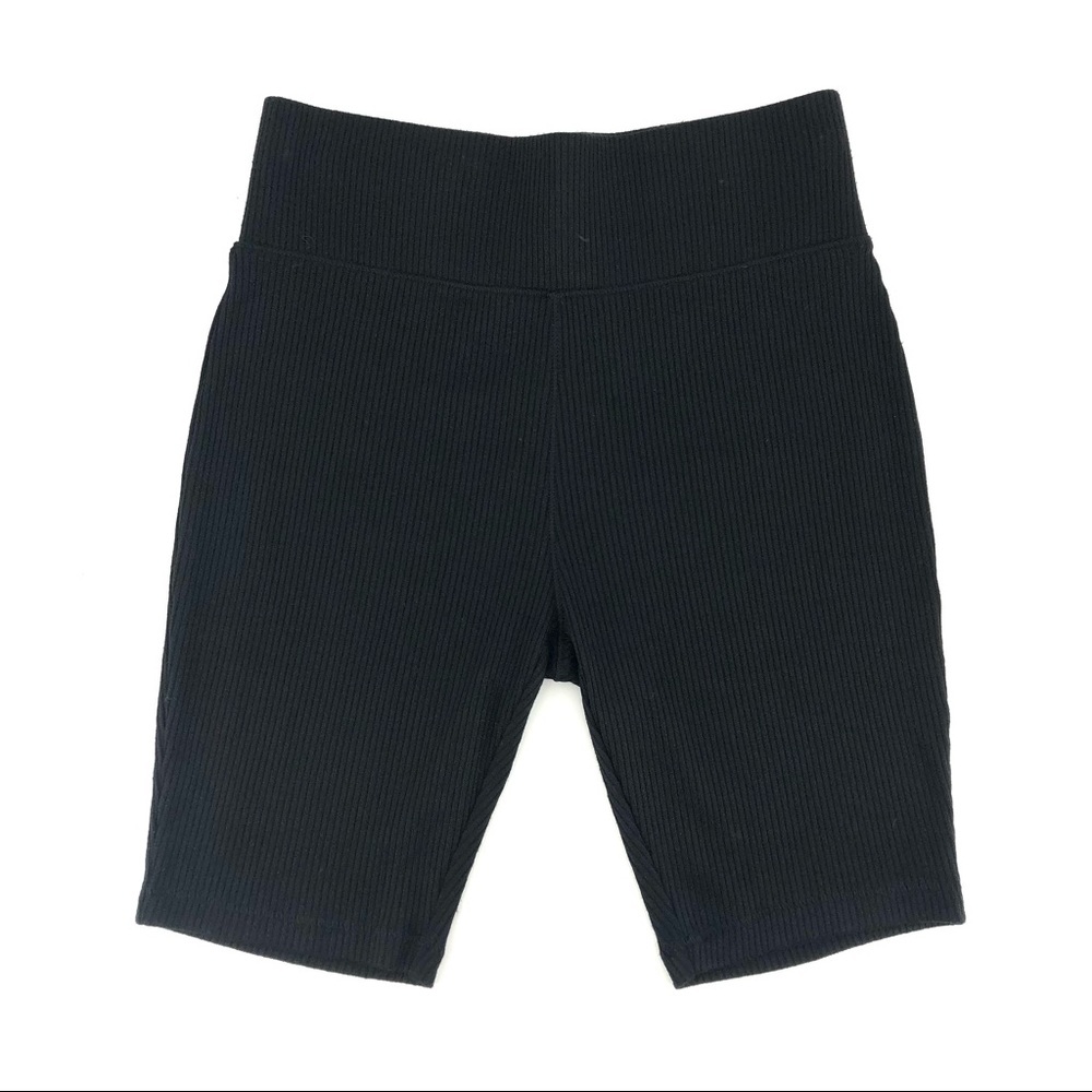 rag & bone Black High Rise Bike Shorts | Breathable for Hiking